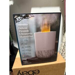 Homedics Deluxe Fireside Ultrasonic Humidifier